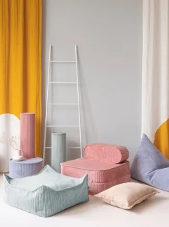 Wigiwama Square ottoman, peppermint green