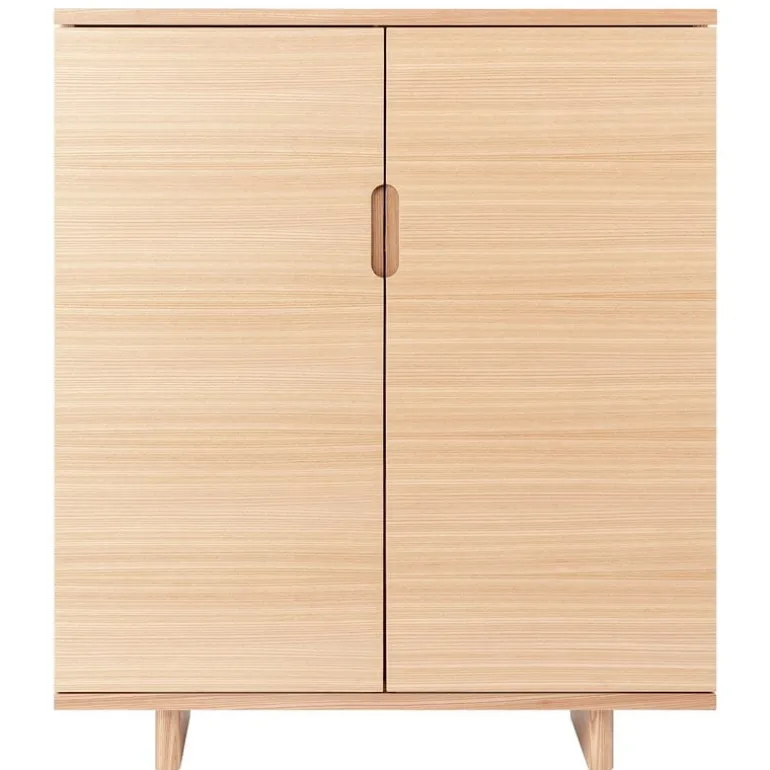 Wooden Credenza Tre cabinet