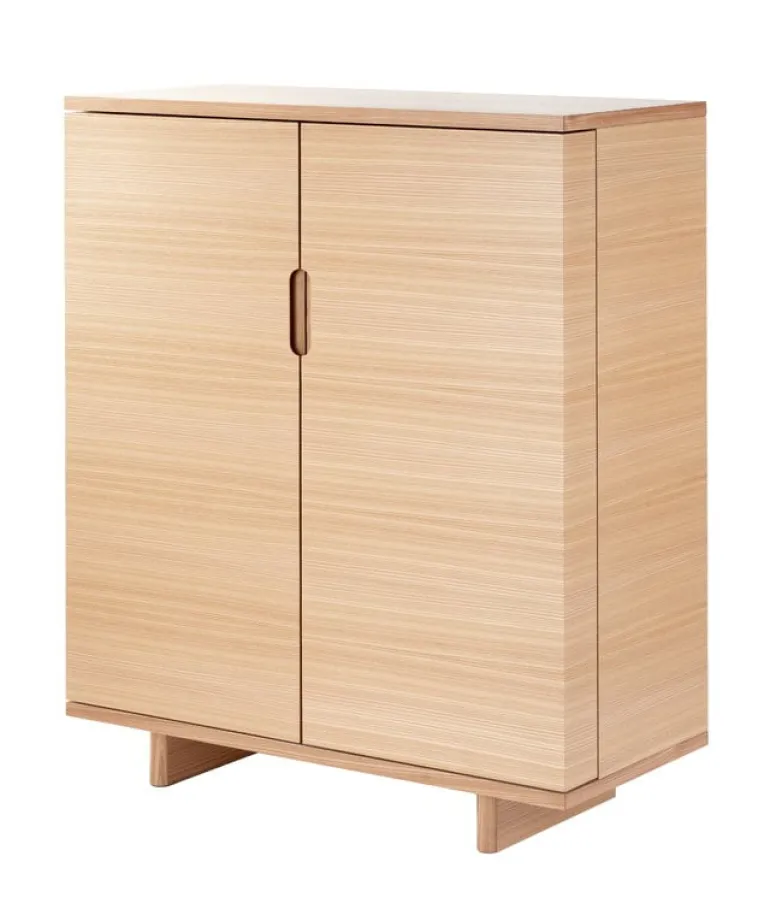 Wooden Credenza Tre cabinet