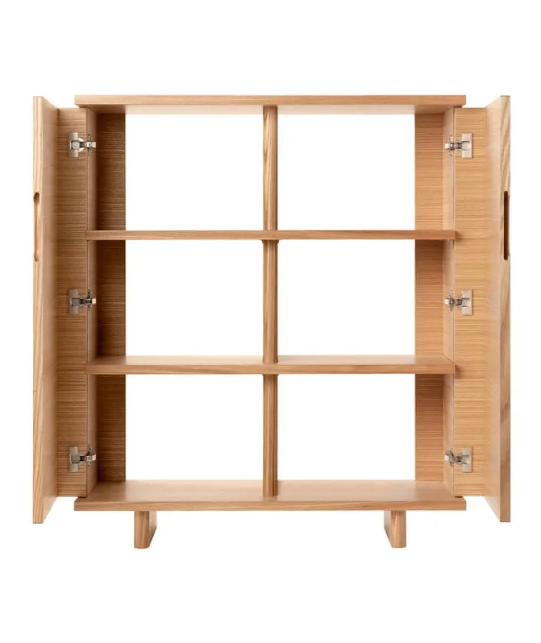 Wooden Credenza Tre cabinet