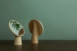 Wooden Kuvastin mirror, ash