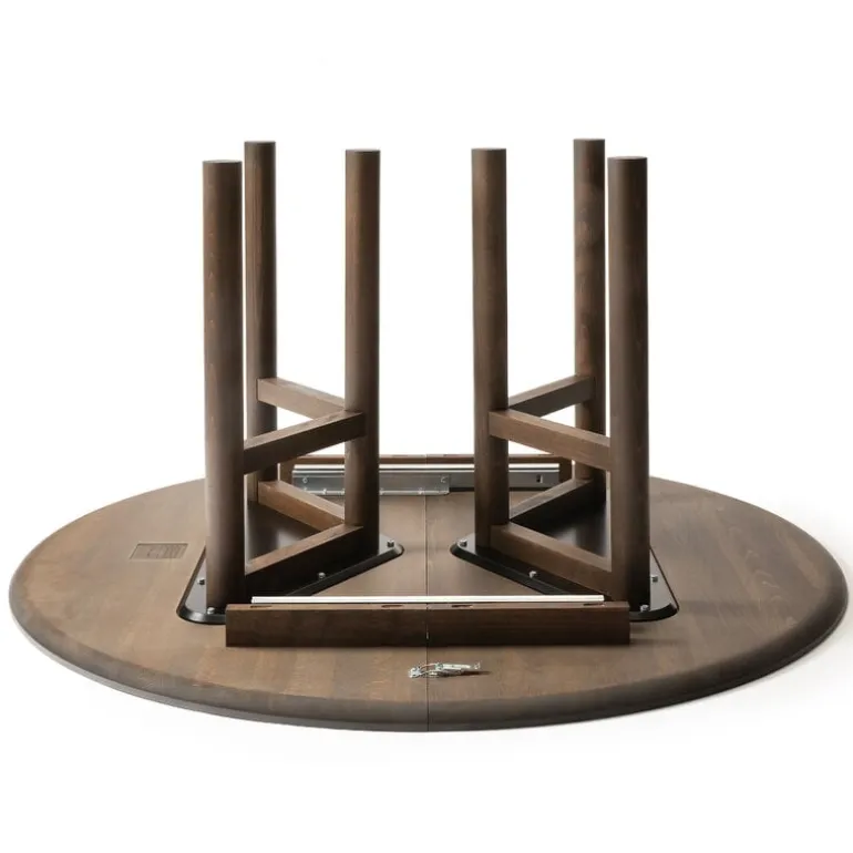 Wooden SJL extendable table, 140-200 cm, beech