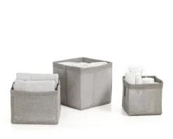 Woodnotes Box Zone container, 20 x 20 cm, stone