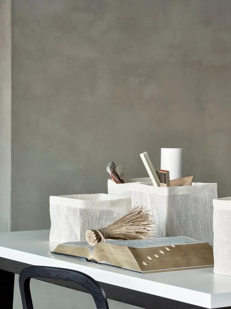 Woodnotes Box Zone container, 20 x 20 cm, white