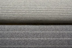 Woodnotes Grain In-Out rug, melange grey - light sand