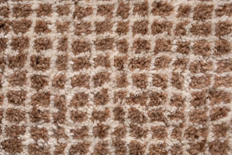 Woodnotes Grid rug, white - camel