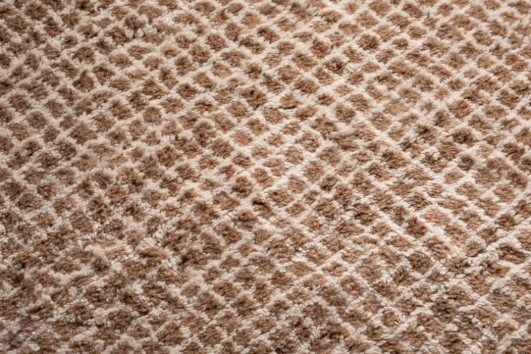 Woodnotes Grid rug, white - camel