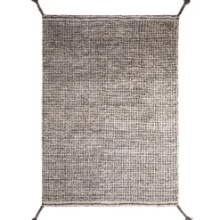 Woodnotes Grid rug, white - grey