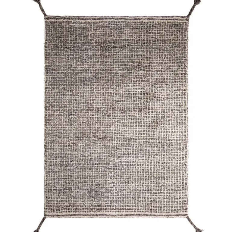 Woodnotes Grid rug, white - grey