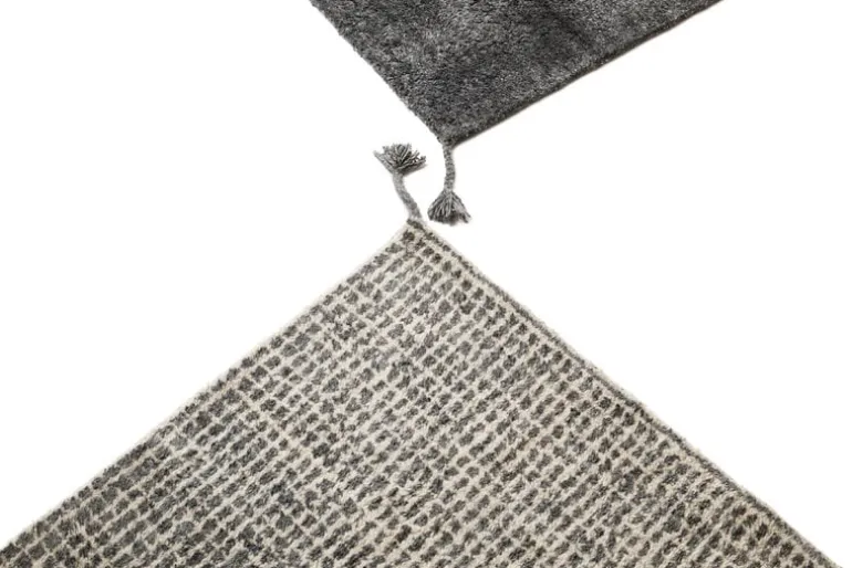 Woodnotes Grid rug, white - grey