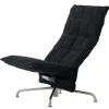 Woodnotes K chair, narrow, swivel star base, black
