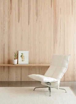 Woodnotes K chair, narrow, swivel star base, black