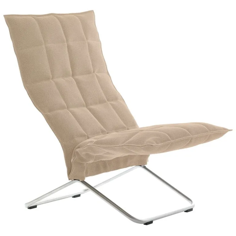 Woodnotes K chair, narrow, tubular base, natural/black