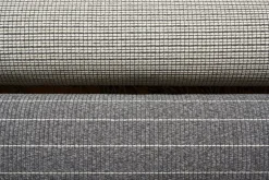 Woodnotes Line In-Out rug, melange grey - light sand