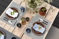 Woodnotes Morning placemat, 35 x 45 cm, set of 4, black - stone