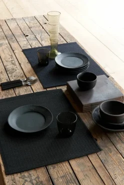 Woodnotes Morning placemat, 35 x 45 cm, set of 4, black