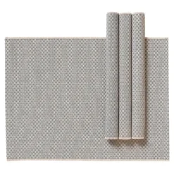 Woodnotes Morning placemat, 35 x 45 cm, set of 4, grey - stone