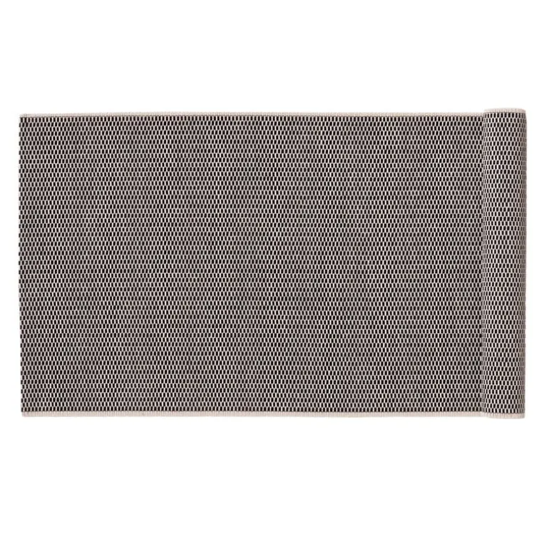 Woodnotes Morning table runner, 35 x 120 cm, black - stone