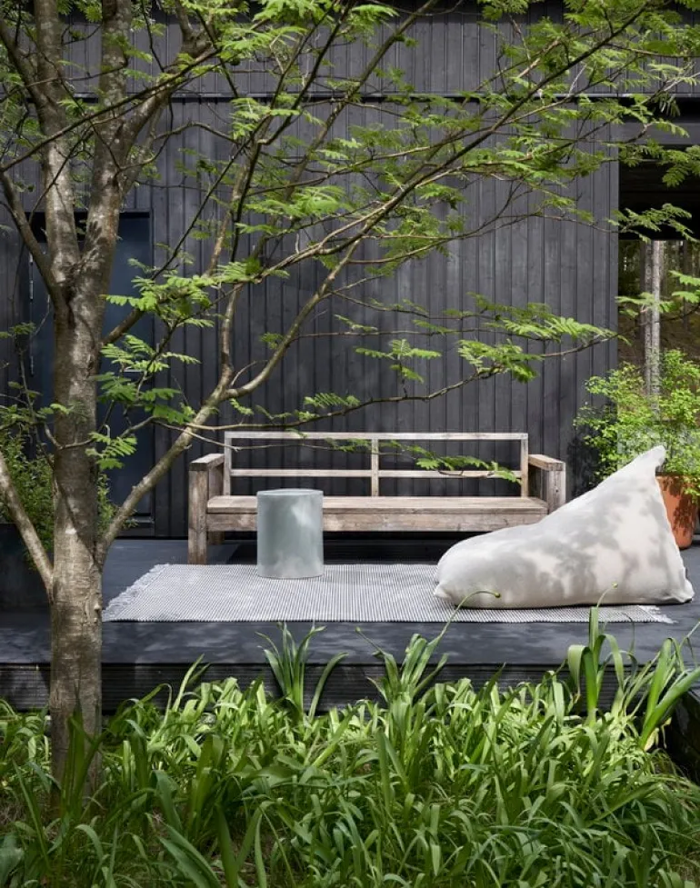 Woodnotes My Outdoor lounge chair, natural white