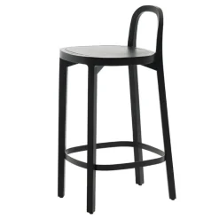 Woodnotes Siro+ bar stool 65 cm, black