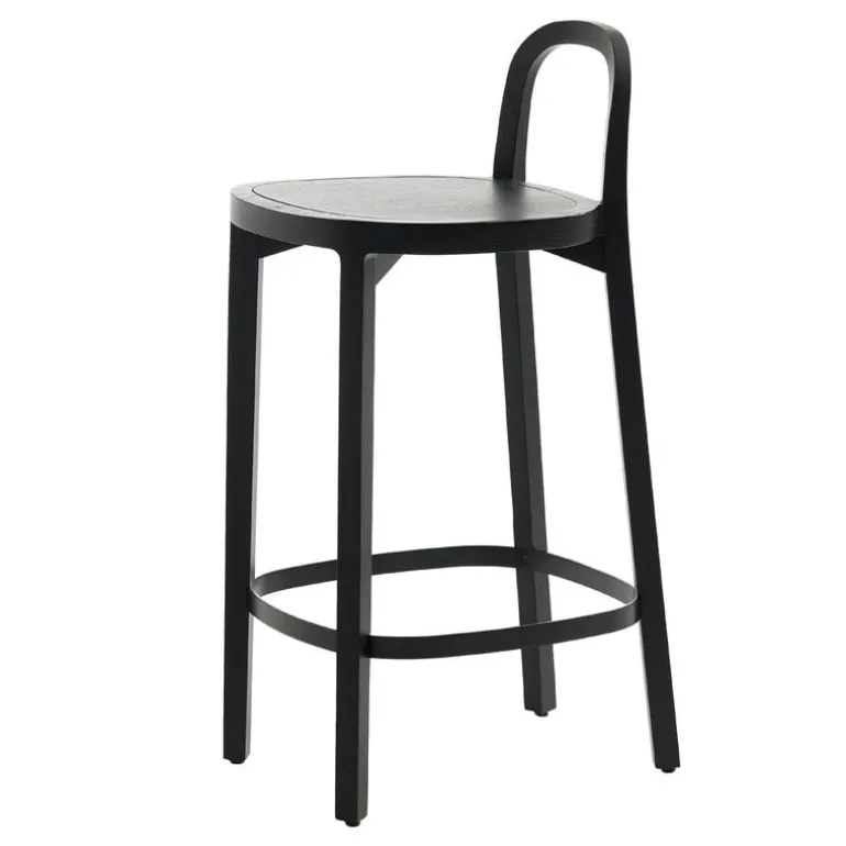 Woodnotes Siro+ bar stool 65 cm, black