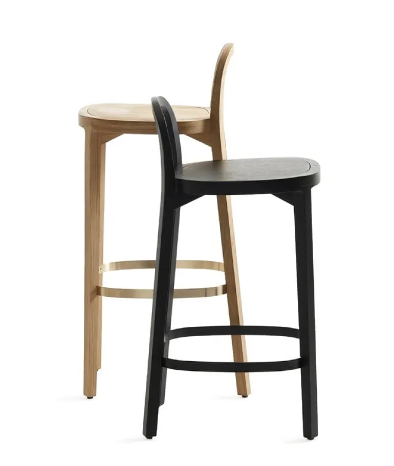 Woodnotes Siro+ bar stool 65 cm, black