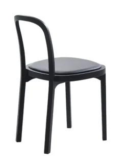 Woodnotes Siro+ chair, black - black leather