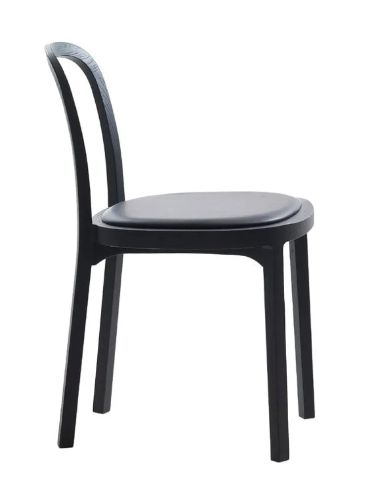 Woodnotes Siro+ chair, black - black leather