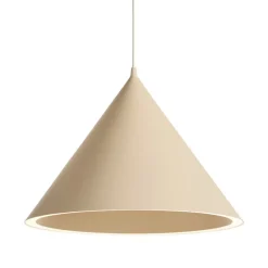 Woud Annular pendant, large, beige
