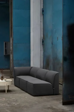 Woud Arc coffee table 66 cm, white pigmented ash