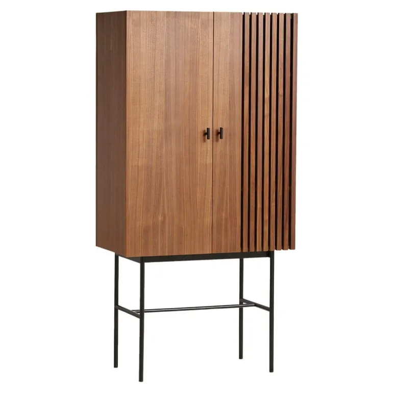 Woud Array highboard, walnut