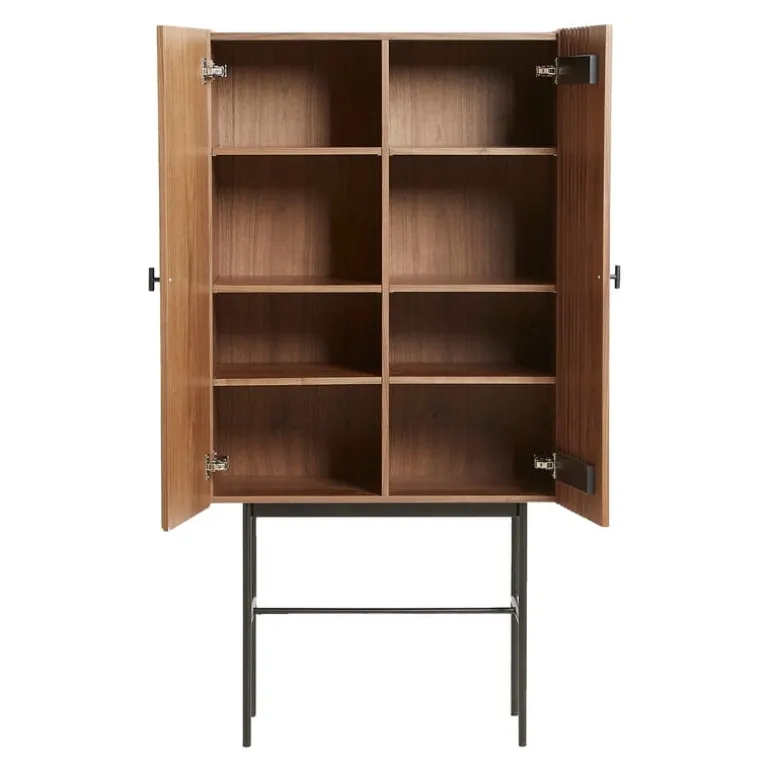 Woud Array highboard, walnut