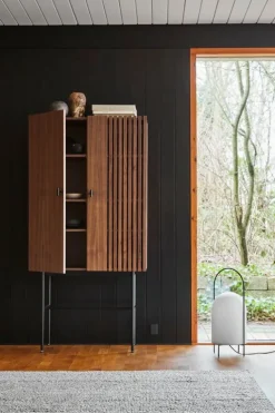 Woud Array highboard, walnut