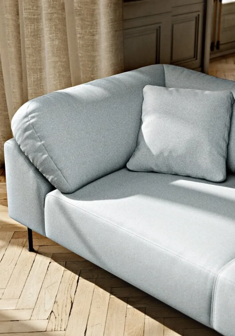 Woud Collar 3-seater sofa, Cyber 1101 light grey