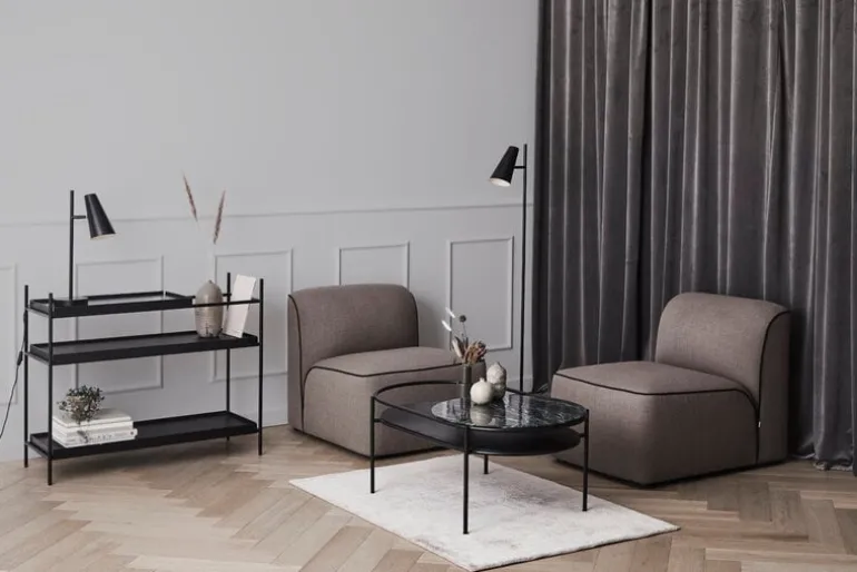 Woud Cono table lamp, black