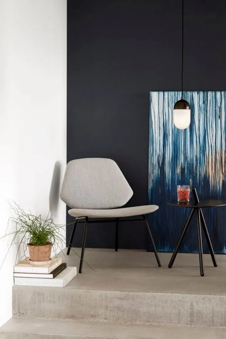 Woud Dot pendant, L, black