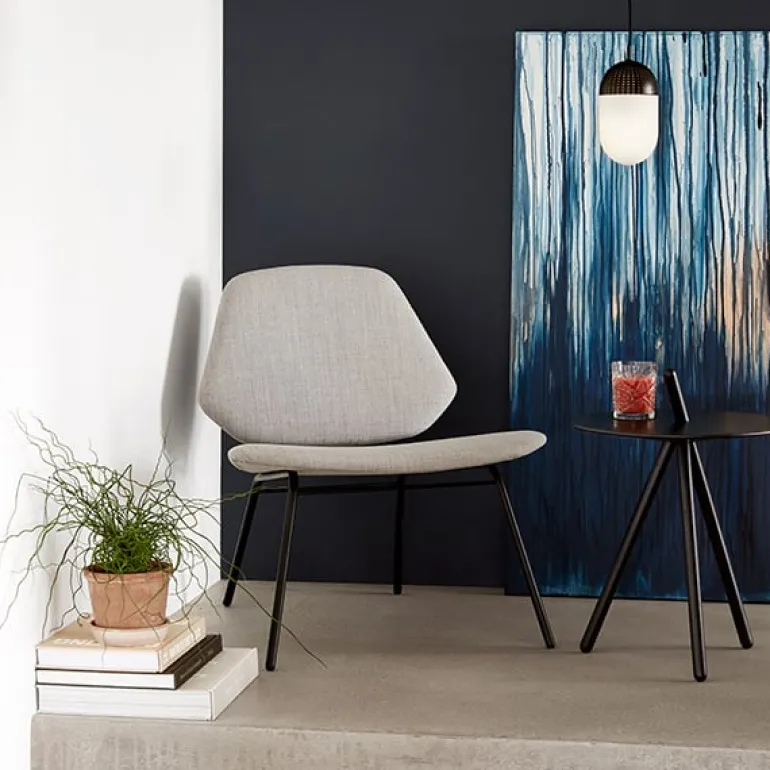 Woud Dot pendant, L, black