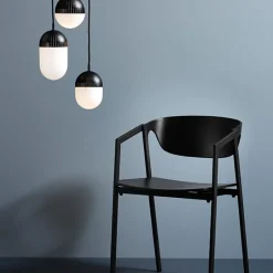 Woud Dot pendant, S, black