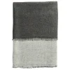 Woud Double throw, dark grey - light grey