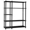 Woud Elevate shelving system 7, black