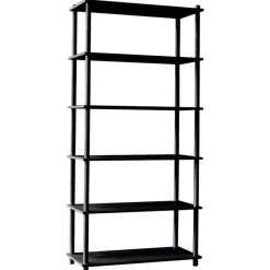 Woud Elevate shelving system 5, black