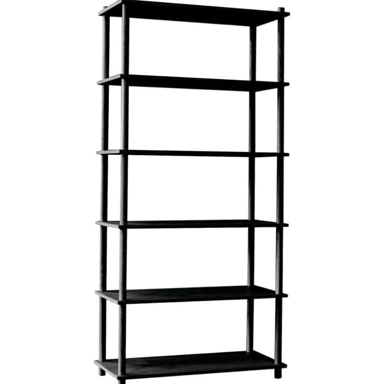 Woud Elevate shelving system 5, black