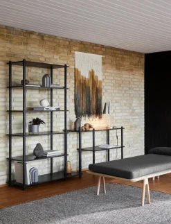 Woud Elevate shelving system 5, black