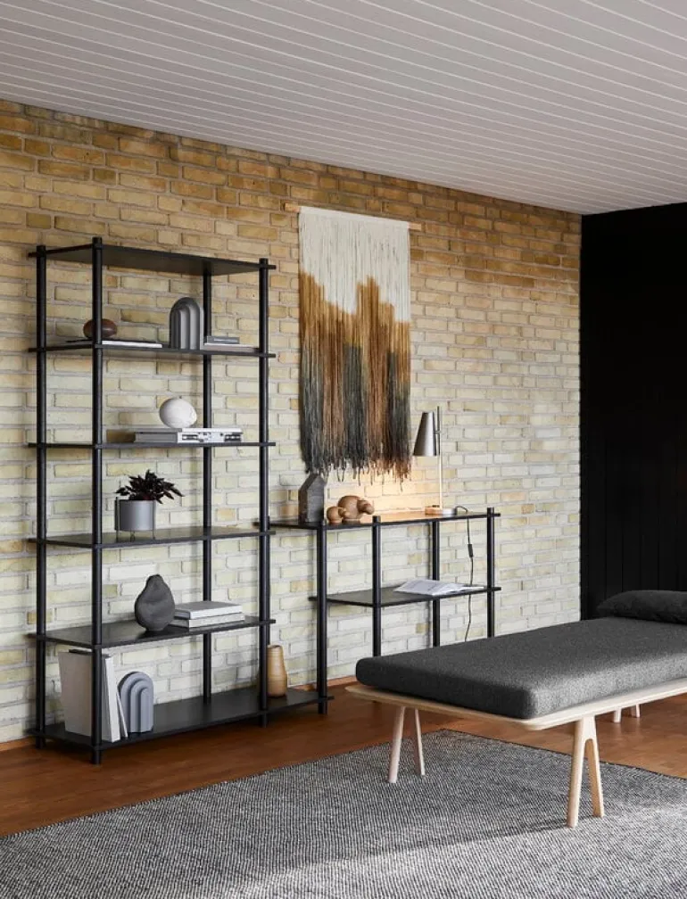 Woud Elevate shelving system 5, black