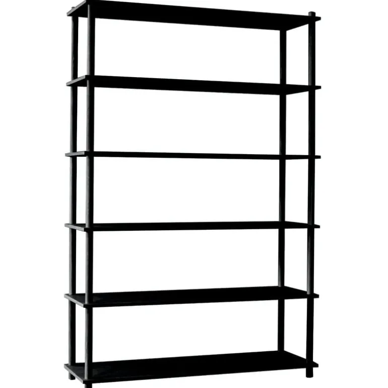 Woud Elevate shelving system 6, black