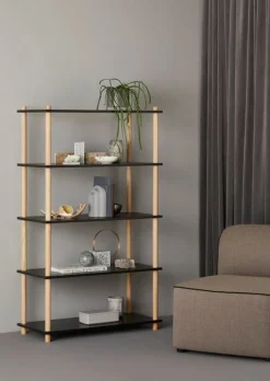 Woud Elevate shelving system 6, black