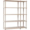 Woud Elevate shelving system 9, oak