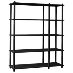 Woud Elevate shelving system 9, black