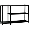 Woud Elevate shelving system 3, black