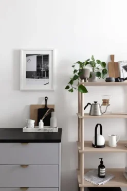 Woud Elevate shelving system 4, black